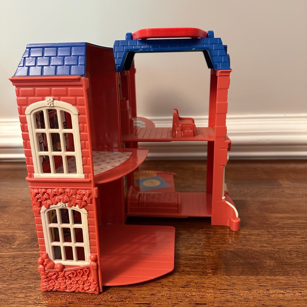 Fisher-Price 2002 Loving Family Sweet Streets School 77884 Folding Transportable - Picture 7 of 9